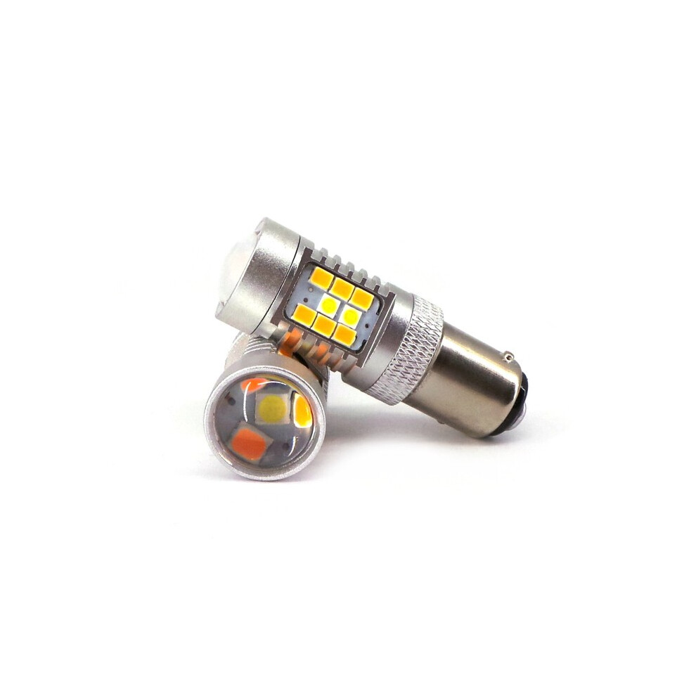 2 Pcs Led Bulb Bay15d P21/5W 12-24V 2000Lm Canbus Bi-Color 5901414682408