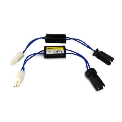 2 pcs CAN error decoder W5W 12V position 1