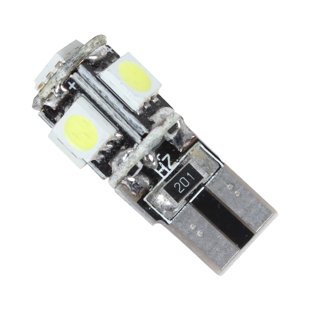 10 Pcs Led Bulb T10 W5w 12V 120Lm Canbus 5901414680169