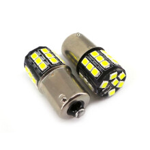 2 Stück LED-Glühbirne BA15S 12-24V CANBUS weiß Off-Road