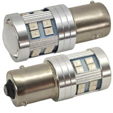 2 Stück Glühbirne PR21W LED BAW15S 12-24V CANBUS rot 1500lm stark Off-Road