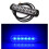 Stroboscooplamp 6 LED 12V-24V, blauw 1