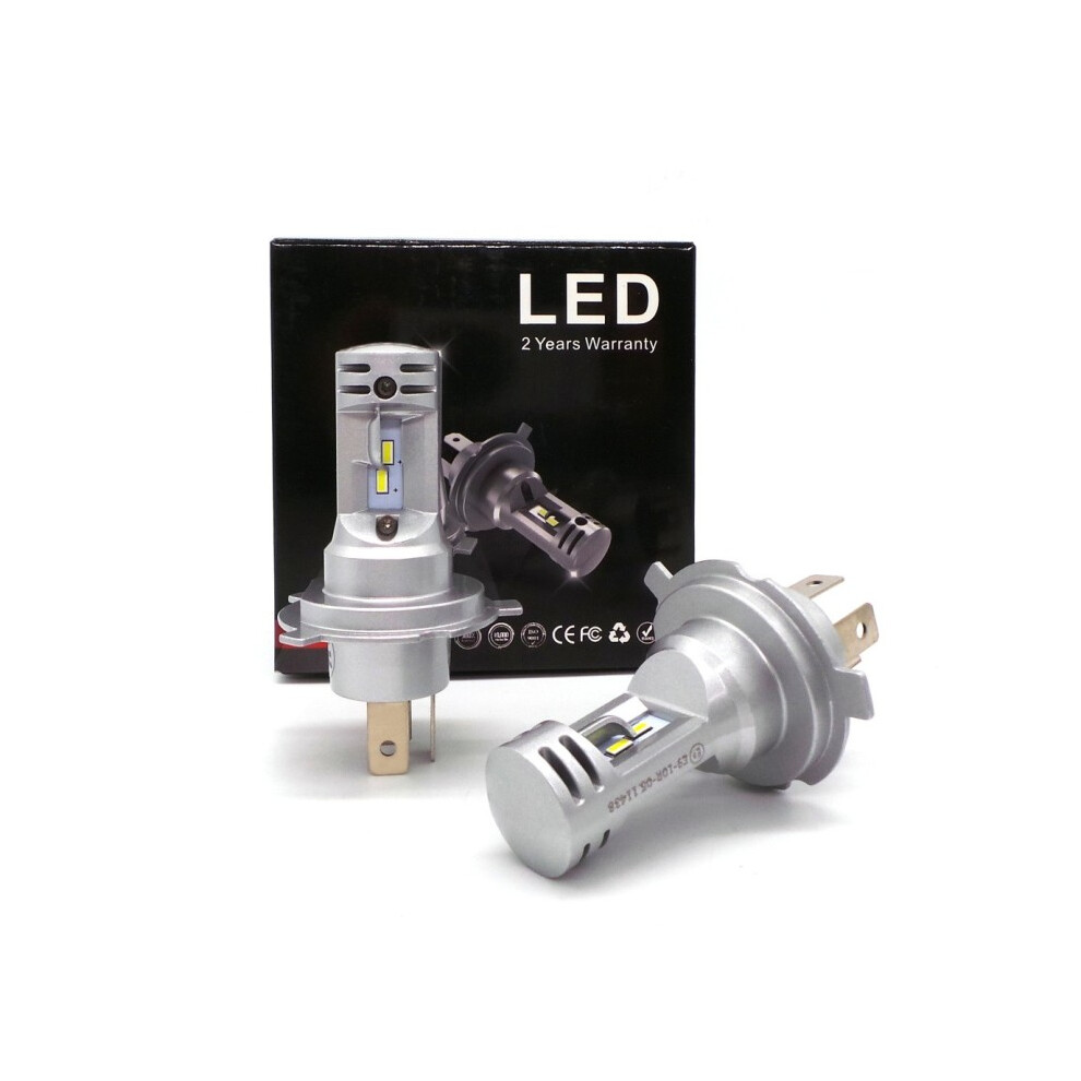 Led H4 9V-32V Canbus Csp Bulbs Set New 5901414685829