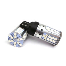 2 Stück LED-Glühbirne 7443 12-24V CANBUS orange-rot, bicolor USA Off-Road