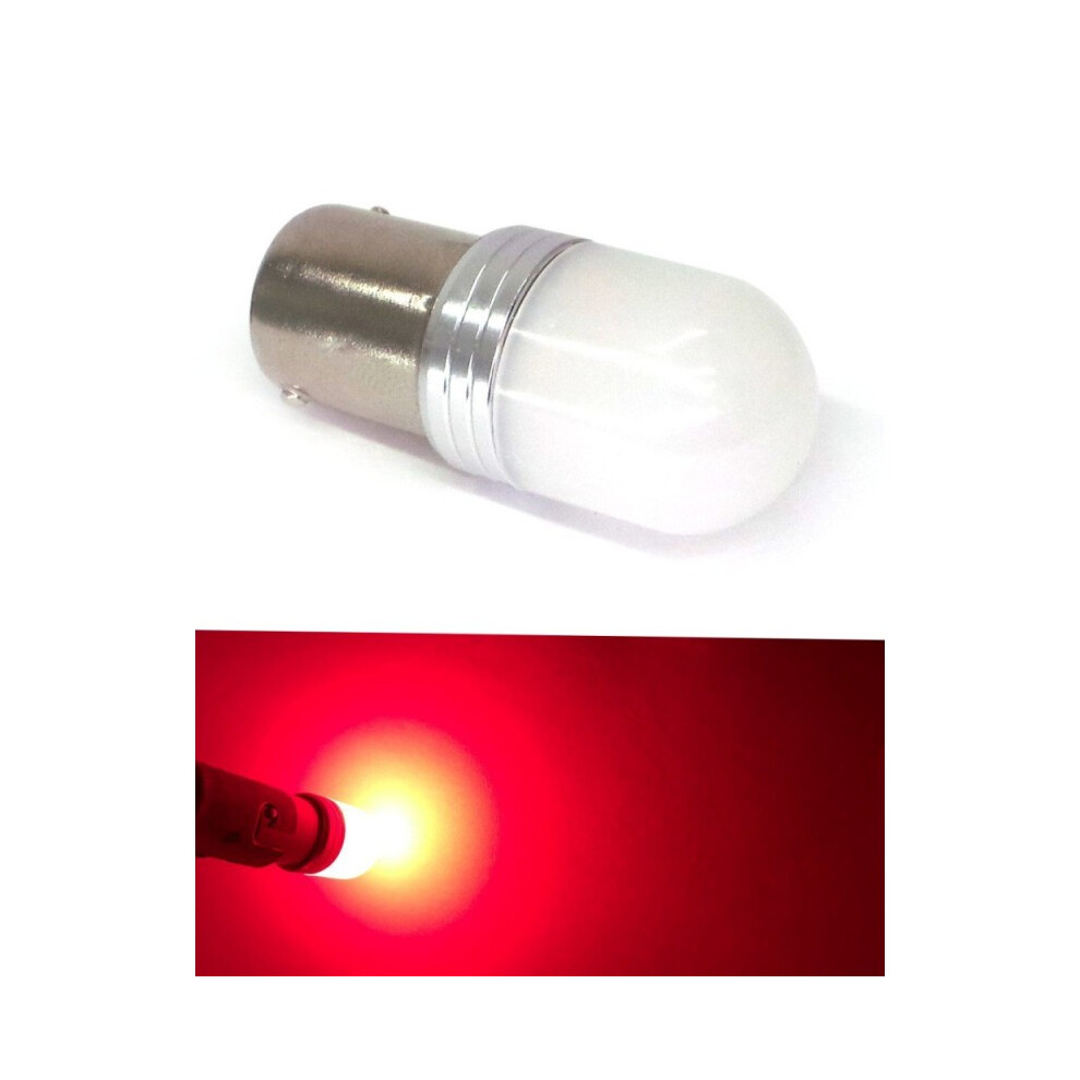 2 Pcs Led Bulb Ba15s 12-24V Canbus Red 5901414687175