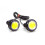 2 stuks DRL 12V LED 120lm dagrijverlichting 7
