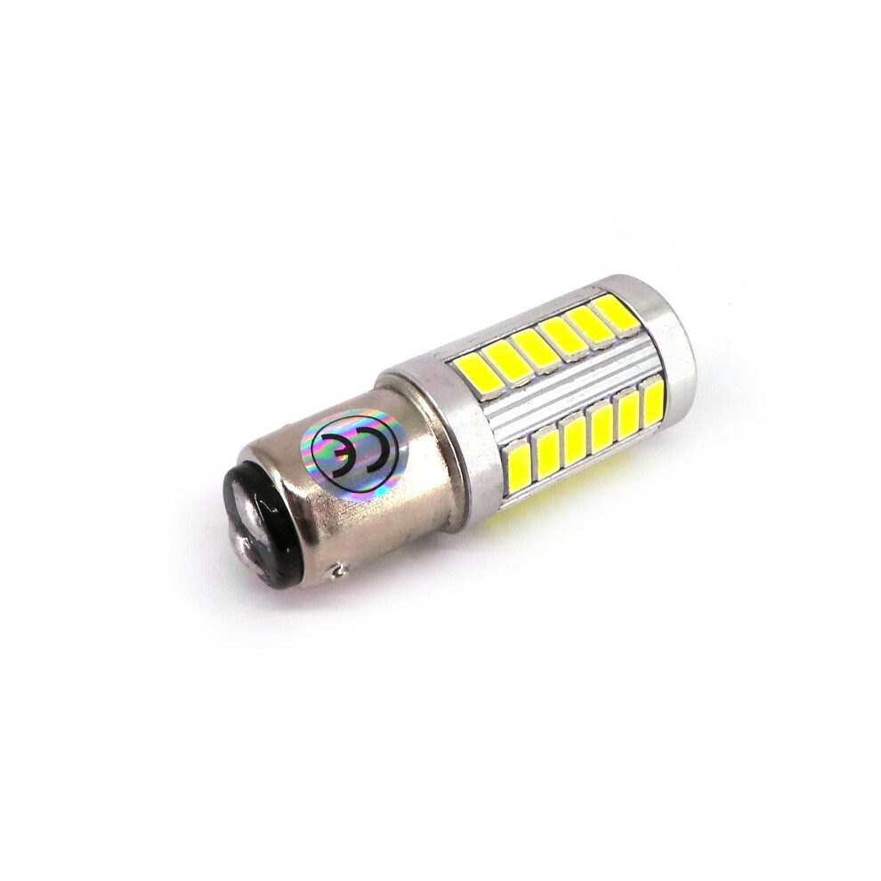 2Pcs P21/5W Led Bay15d 12-18V 1000Lm Canbus Bulb Without Polarity White 5901414680831