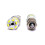 2 pcs LED bulb BA9S 12-24V CANBUS white strong 7