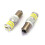 2 pcs LED bulb BA9S 12-24V CANBUS white strong 4
