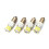 2 pcs LED bulb BA9S 12-24V CANBUS white strong 5
