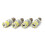 2 pcs LED bulb BA9S 12-24V CANBUS white strong 3