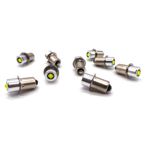 2 pcs LED bulb PX13.5, P13 4-24V for flashlights 2