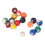 16pcs Mini Pool Balls American Style Multiple 10