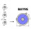 2 pcs LED bulb BAY9S 12-18V CANBUS 800lm strong 5
