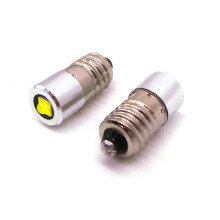 2 Stück E10 LED-Birne 4-24V CREE 400lm