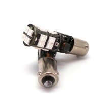 2 Stück H21W rote LED BAY9S 12-18V CANBUS 650lm starke Glühbirne Off-Road