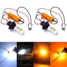 2 Stück LED-Lampen PY21W, BAU15S 12-18V CANBUS Richtung + Tagfahrlicht DRL Off-Road