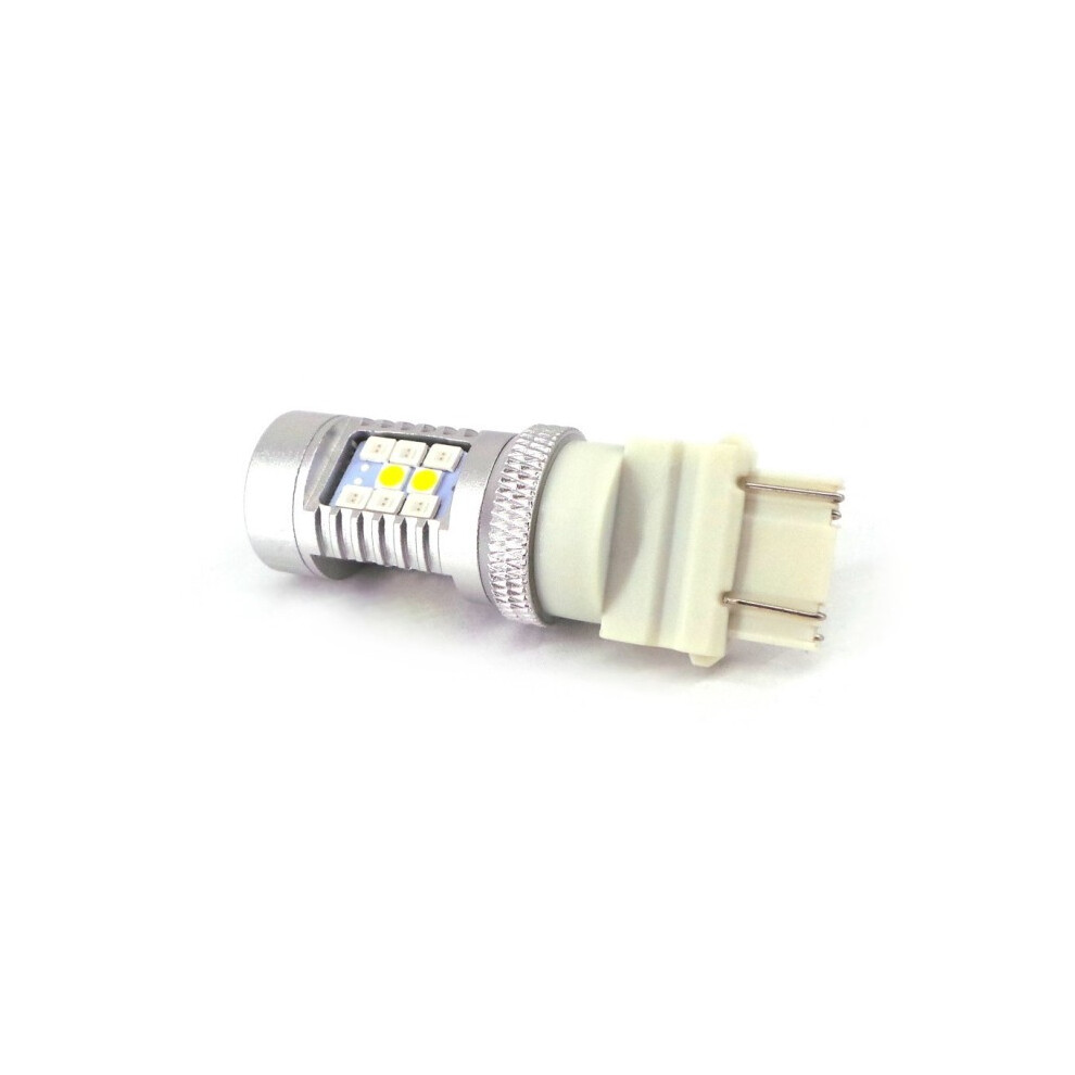 2 Pcs Led Bulb 3157 12-24V 2000Lm Canbus - White/Red 5901414682859