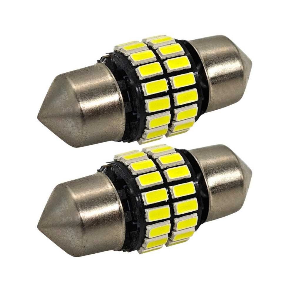 2 Pcs C3w 28Mm Led Bulb Sv8.5 12V Canbus 250Lm Strong White 5904865407958