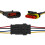 2 pcs Superseal 4 pin watertight connector 1
