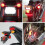 REAR LIGHTS FLEX LED stop, position, direction Motorrad Off-Road 7