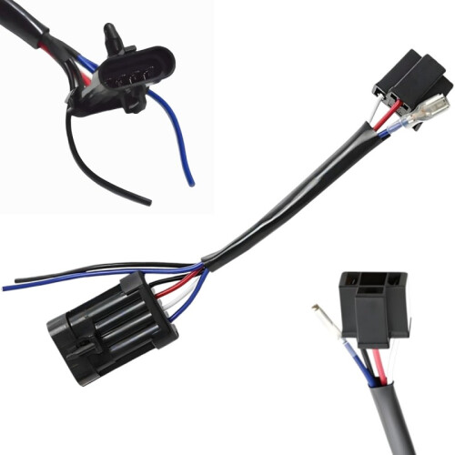 H4 lampadapter voor Harley Davidson, 1 st.
