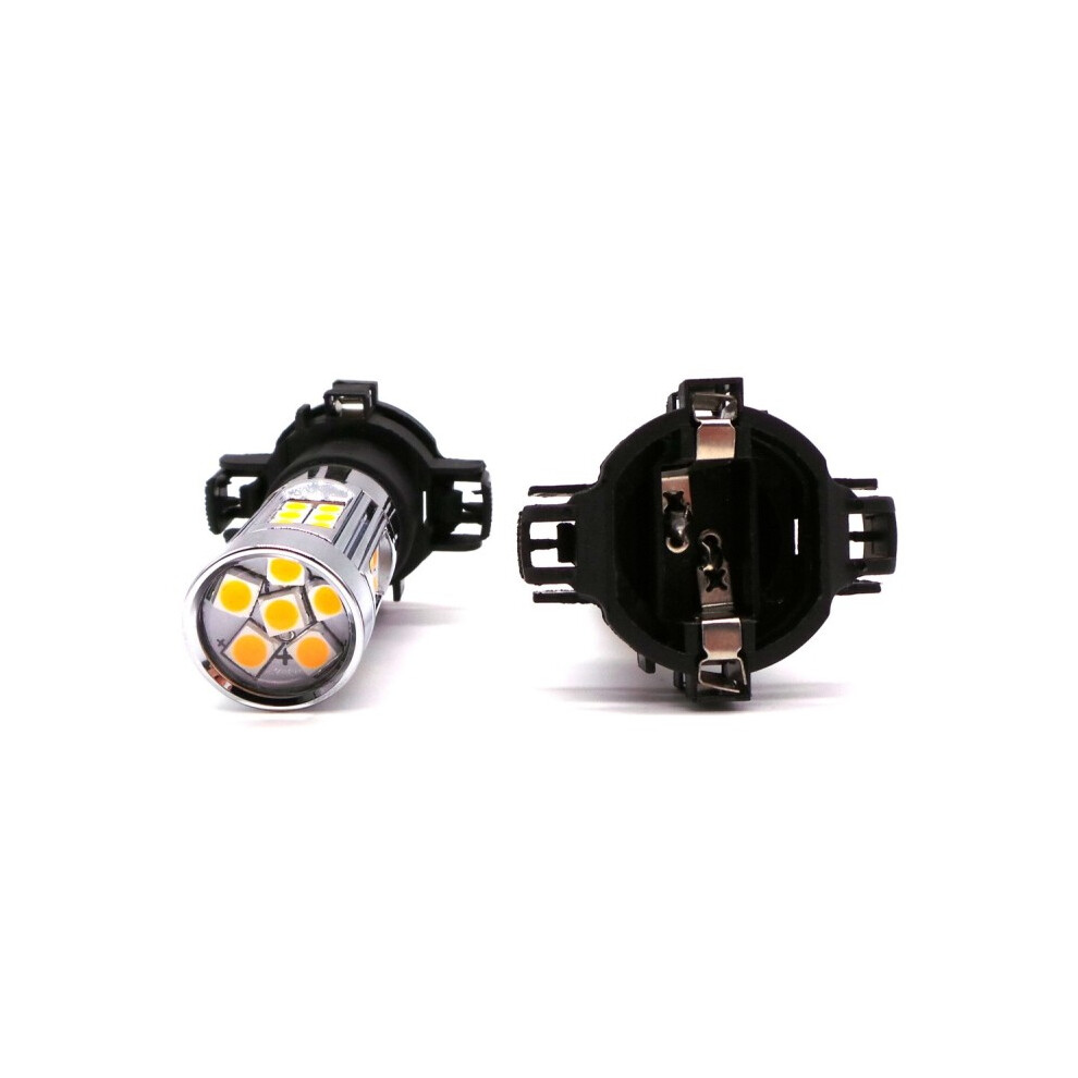 2 Pcs Led Bulb Py24w 12V Canbus Strong Orange 5901414687663