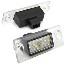 2 Audi licence plate lamps LED 2x650lm, A3, A4, S5