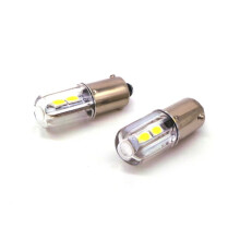6 Stück LED-Glühbirne BA9S 12V CANBUS 350lm Off-Road