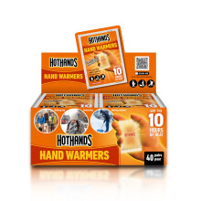 HotHands Hand Warmers - 40 pairs - 10 hours of heat - Air activated -