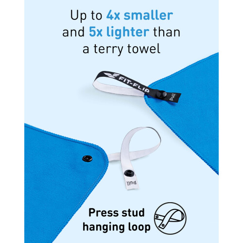 Fit-Flip Microfibre towel - compact, ultra lightweight & quick dry - p 2