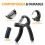NIYIKOW 2 Pack Grip Strength Trainer - Carbon Black 4