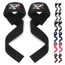 BEAST RAGE Weight Lifting Straps Fitness Padded Cotton Wrist Support G
