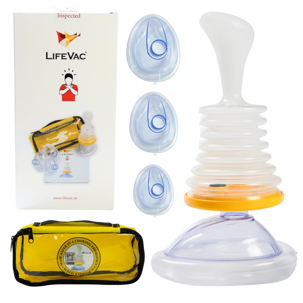 LifeVac Travel Kit - Choking Rescue Device for Adults and Children Fir