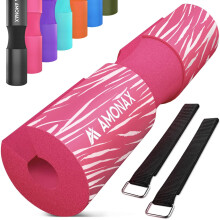 AMONAX Barbell Squat Pad, Extra Thick Foam Padding for Neck & Shoulder