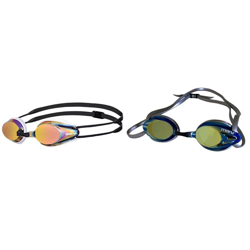 Arena Anti-Fog Competition Swimming Goggles For Adults, Uv Protection,