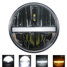 Koplamp 7" Full LED 1 stuk compatibel met Harley, Jeep, Land Rover, Hummer, Lada