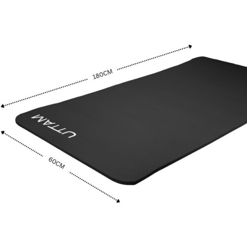 UTTAM Yoga Mat | Multi-Purpose Extra Thick Foam Exercise Mats | Stretc 1