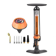 GOBKO Bike Pump Bicycle Floor Pump with Gauge, Bicycle Pumps with Pres