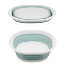 Collapsible Washing Up Bowl, Portable Wash Basin Silicone Plastic Bask