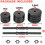 Gallant 20kg Adjustable Dumbbells Pair, Free Weights Dumbbells Set For 3