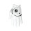 Footjoy FootJoy Mens Weathersof Golf Glove, White/Black, M EU 2