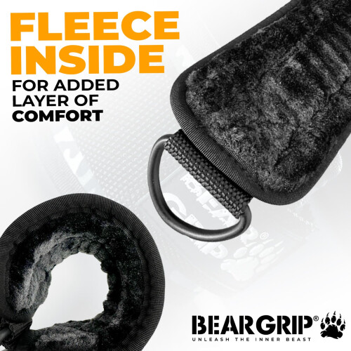 BEAR GRIP - Ankle Straps for Cables with New Fleece Design - Strong Cl 2