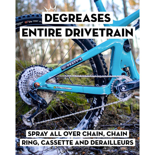 Peaty's Foaming Drivetrain Bike Degreaser - High Strength Biodegradabl 1