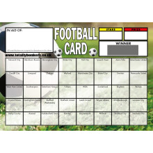 Totally Bonkers - Football (Landscape Green) Fundraising Scratch Cards