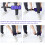 Sportneer Adjustable Ankle Weights Set, Ankle Wrist Weight Straps, 0.3 4