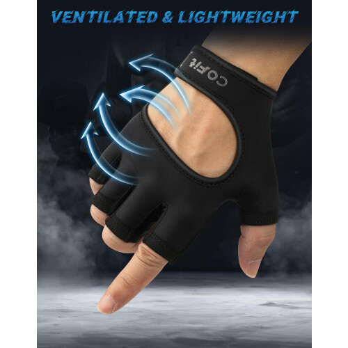 COFIT Ventilated Workout Gloves With Curved Open, Lightweight Summer G 1