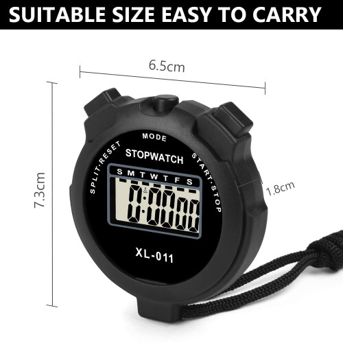Vicloon Sport Stopwatch Timer, Multi-Function Sport Digital Stopwatch 1