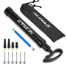 NUWAB Portable Ball Pump, 10.6in Hand Inflation Pump, Come with Extens
