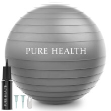 Exercise Fitness Swiss Yoga Ball - Anti Burst Extra thick with Hand Pu